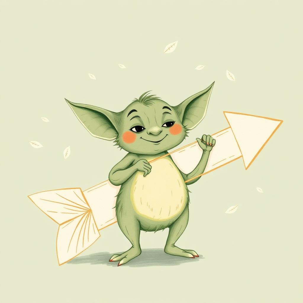 Sage green ascending geometric shapes representing 300% inbound lead growth for a B2B SaaS startup.