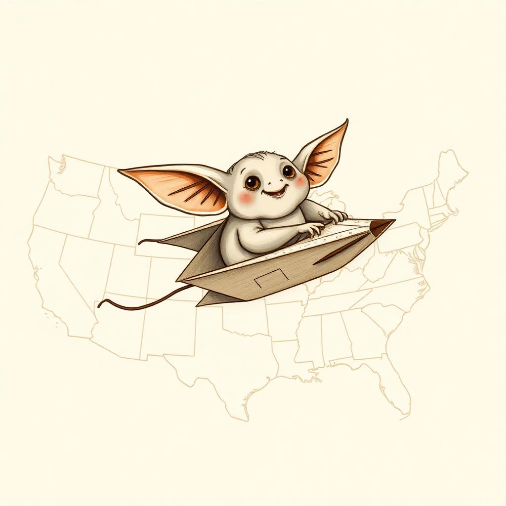 Minimal geometric composition in linen tones suggesting movement and nationwide mobility expansion.